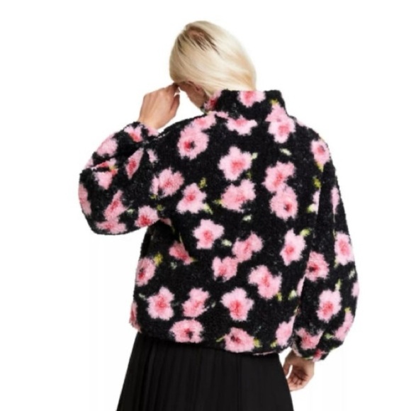 SANDY LIANG X TARGET Floral Print Sherpa Jacket M - Picture 5 of 15